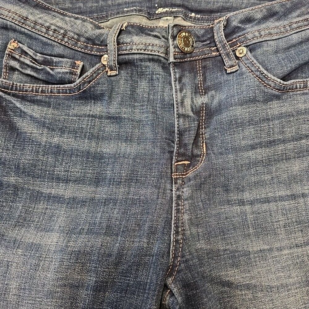 Seven7 Women's 8 Jeans Stretch Skinny Ankle Pink Stitching Seven 7 - Picture 5 of 12
